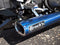 Brocks Performance TiWinder Blue 18" Muffler Race Full Titanium Exhaust System for 2006-2013 Kawasaki ZX14R