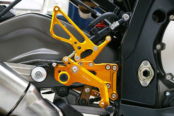 Sato Racing Adjustable Rearsets for 2009-2014 BMW S1000RR