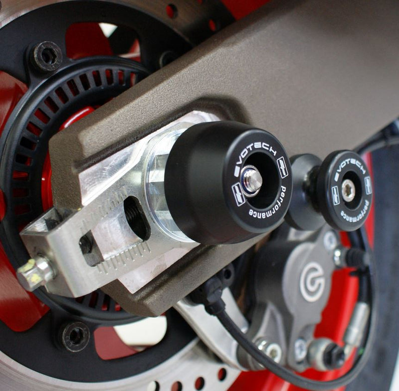 Evotech Performance Rear Axle Sliders / Spindle Bobbins Kit for 2014-2017 Ducati Monster 821