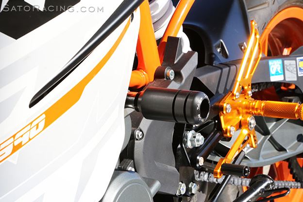 Sato Racing Frame Slider Kit For 2014-2015 KTM RC 390
