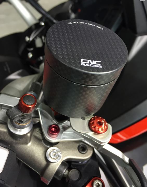 CNC Racing Carbon Fiber 25ml Brake / Clutch Fluid Tank Reservoirs