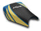 LuiMoto Tribal Flight CF Seat Covers 2004-2007 Honda CBR1000RR - CF Black/Yellow/Blue
