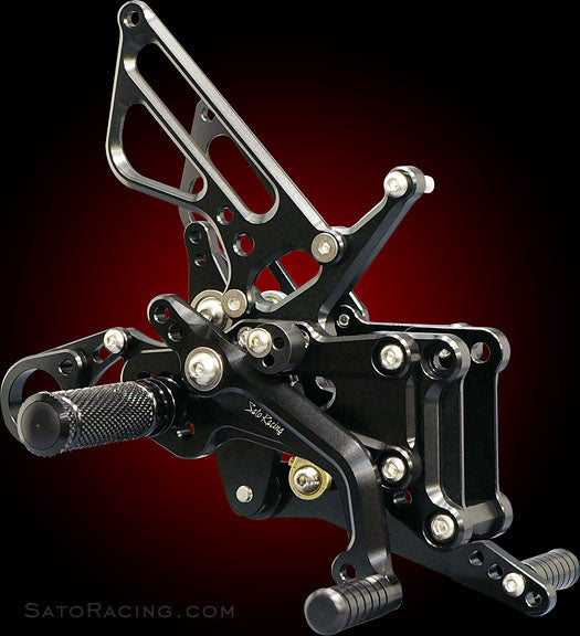 Sato Racing Adjustable Rearsets for 2009-2014 BMW S1000RR