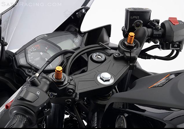 Sato Racing Fork Spring Preload Adjusters 2015 Yamaha YZF R3 / R25