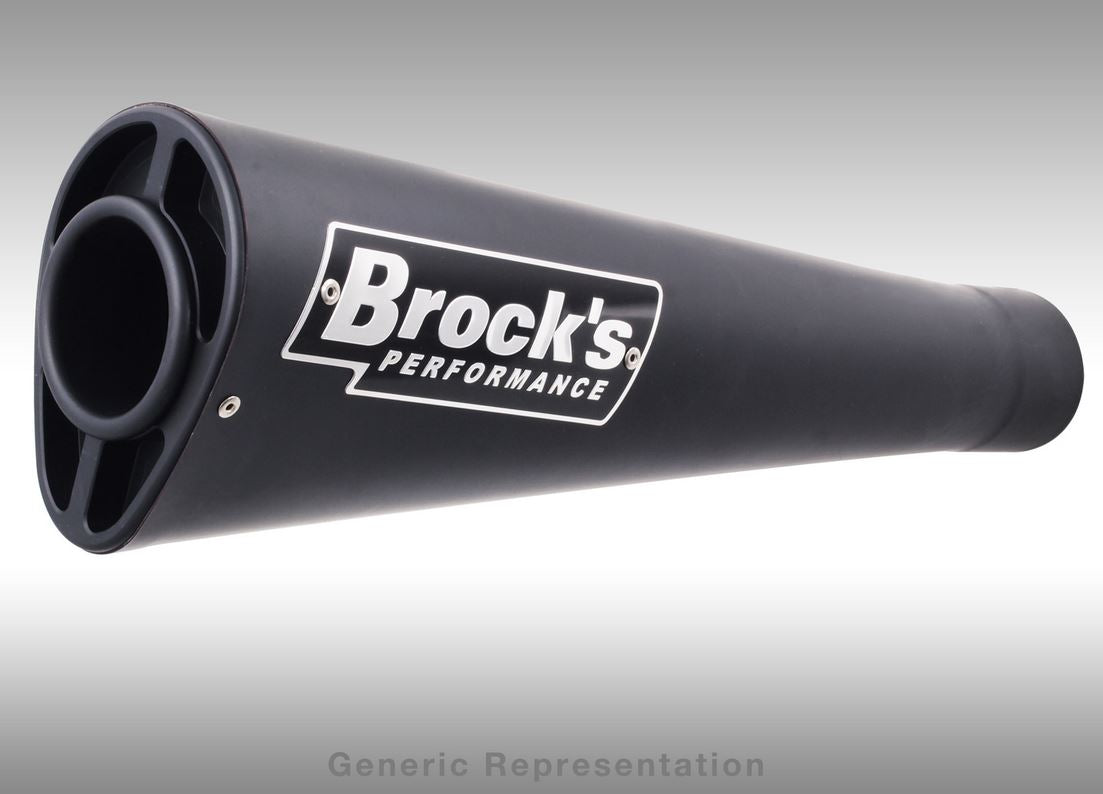 Brocks Performance 14" Alien Head Ultra-Light Stainless Steel Full Exhaust System 2009-2014 Suzuki GSXR1000 - motostarz.com