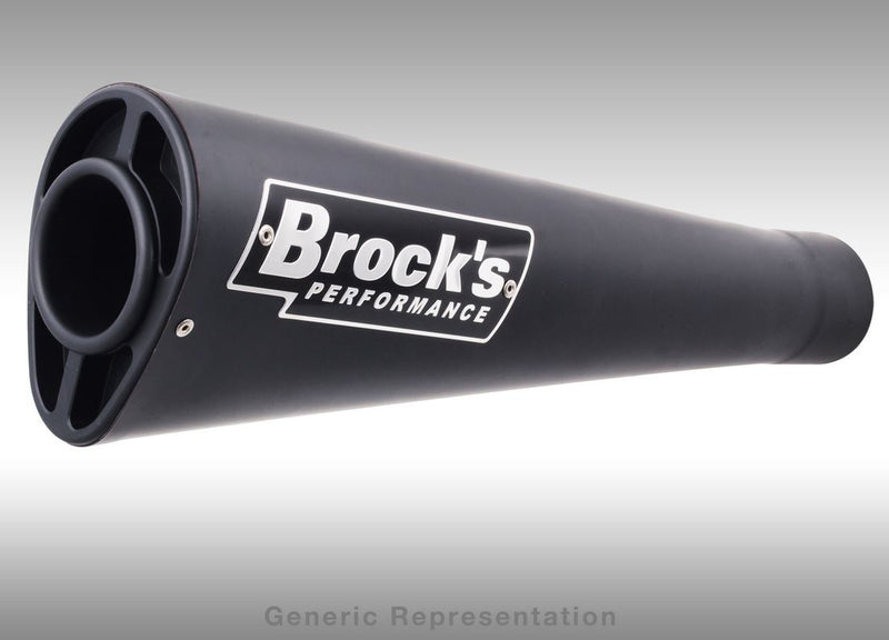 Brocks Performance 12" Alien Head Ultra-Light Stainless Steel Full Exhaust System 2014-2015 Honda GROM MSX125 - motostarz.com