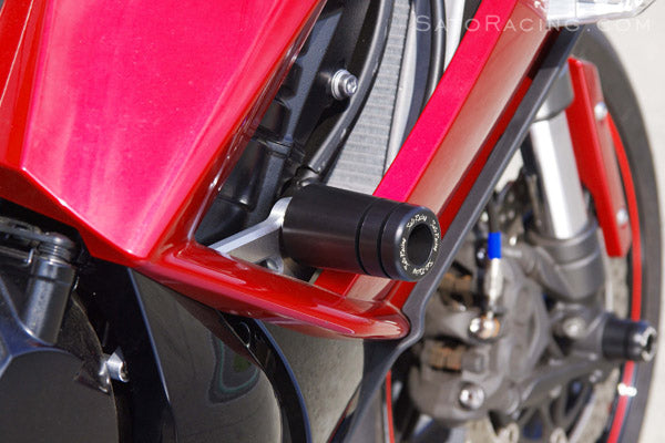 Sato Racing No-Cut Frame Sliders for 2011-2012 Kawasaki Z1000SX (Ninja 1000)