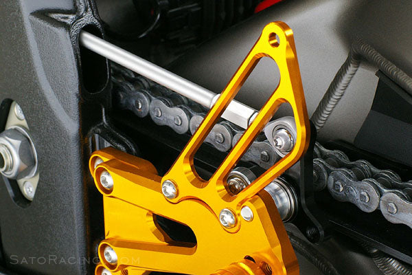 Sato Racing Adjustable Rearsets for 2009-2014 BMW S1000RR