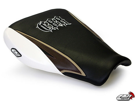 LuiMoto Tribal Blade Seat Cover 07-12 Honda CBR600RR - Sp Black/Brown/White - Motostarz USA