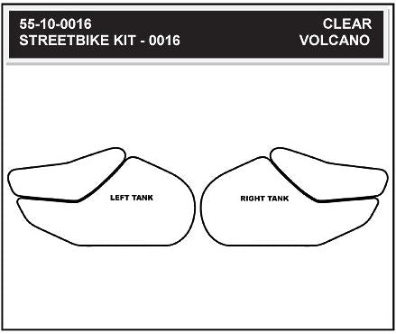 StompGrip Volcano Tank Grip Pads for 2004-2007 Honda CBR1000RR