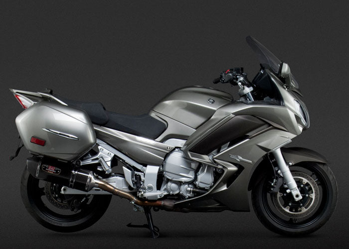 Yoshimura R77 SS-CF-CF Dual Signature Series Dual Slip-On Exhaust '13-'20 Yamaha FJR1300A