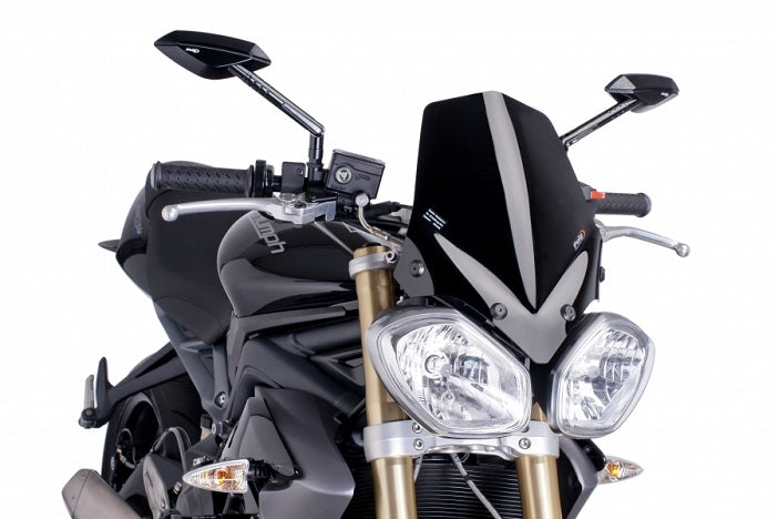 スピードトリプル 2011~15 スモークスクリーン Puig New Generation Windscreen Triumph Street Triple, Speed Triple