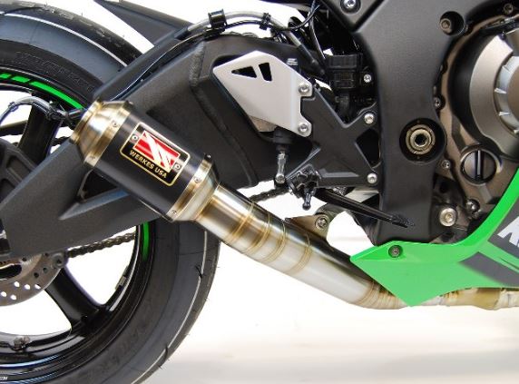Competition Werkes GP Race Stainless Steel Slip-on Exhaust 2016-2017 Kawasaki ZX10R