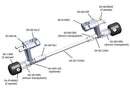 Woodcraft Frame Slider Kit '15-'18 Ducati Scrambler