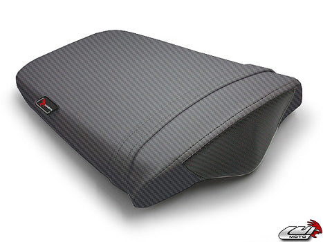 LuiMoto Sport Seat Covers '06-'12 Triumph Daytona 675/R - CF Black/CF Gunmetal - Motostarz USA