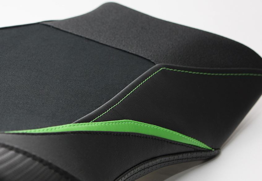 LuiMoto Team Kawasaki Rider Seat Covers for 2016+ Kawasaki ZX10R