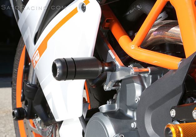 Sato Racing Frame Slider Kit For 2014-2015 KTM RC 390