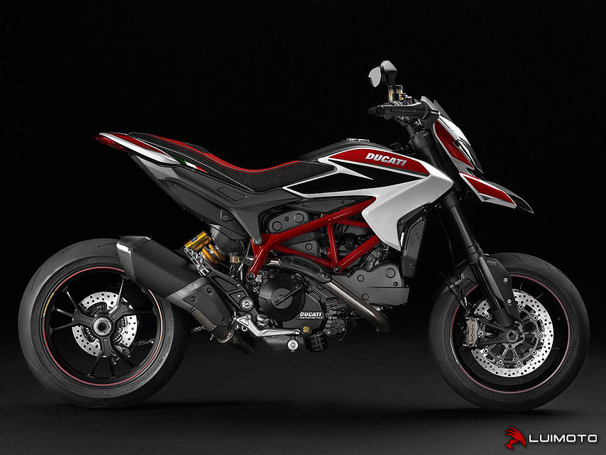 LuiMoto Team Italy Seat Covers For 2013-2015 Ducati Hypermotard