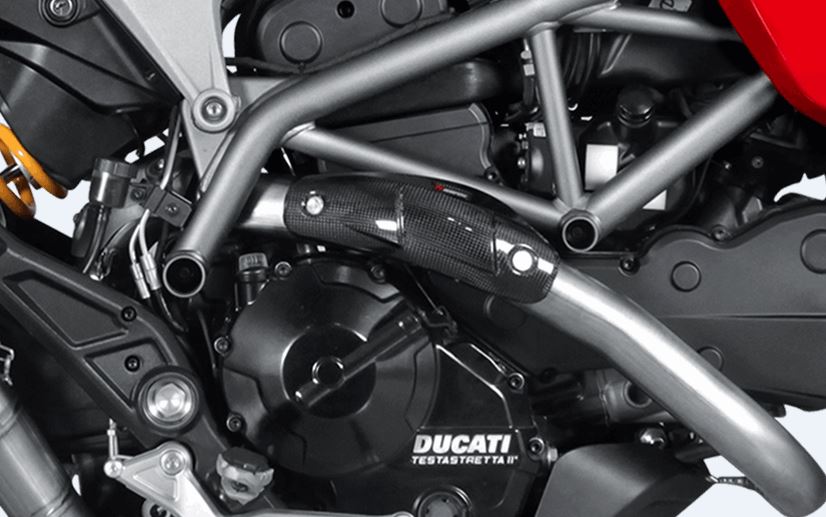 Akrapovic Carbon Fiber Heat Shield for '14-'18 Ducati Hypermotard/Hyperstrada 821