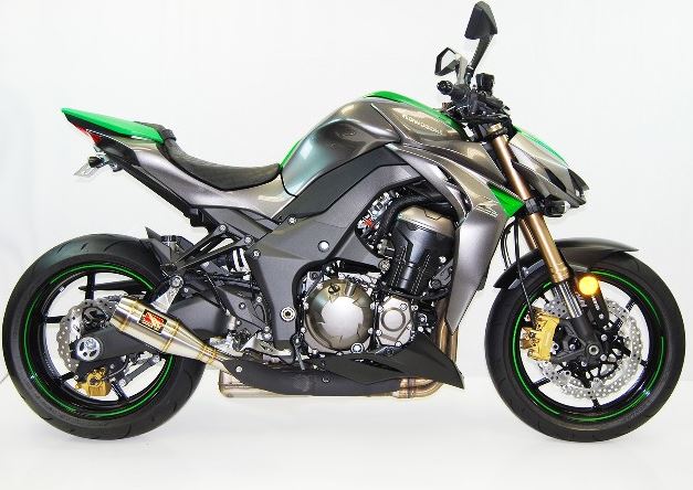 Competition Werkes GP Stainless Steel Slip-ons Exhaust '10-'15 Kawasaki Z1000, '11-'15 Z1000SX (Ninja 1000)