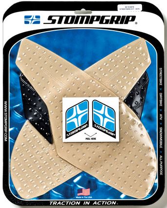 StompGrip Volcano Traction Tank Pad Kit for 2013-2015 Triumph Daytona 675/Street Triple 