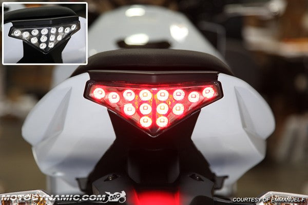Motodynamic Sequential LED Tail Light for 2012-2015 Kawasaki Ninja 650 / ER-6N - Motostarz USA