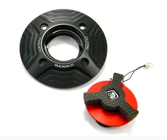 DucaBike TSB04D Gas Fuel Cap for Ducati 899/959/1199/1299/V4 Panigale, Streetfighter 848/1098, Scrambler, XDiavel