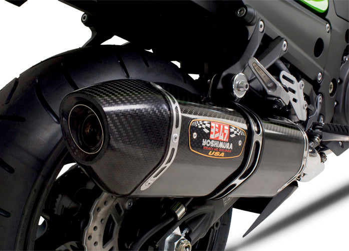 Yoshimura Race R-77 Stainless/Carbon Full Exhaust System '06-'13 Kawasaki ZX14R
