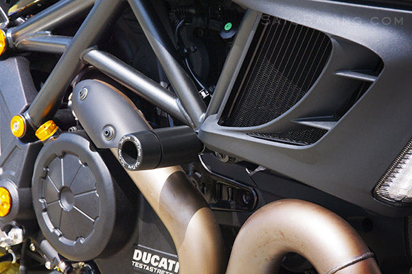 Sato Racing Frame Sliders for '11-'13 Ducati Diavel