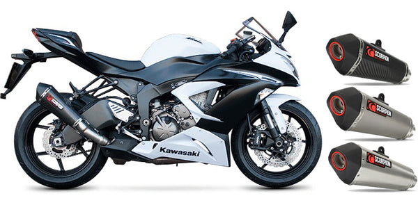 Scorpion Serket Taper Slip-on Exhaust Systems for 2013 Kawasaki