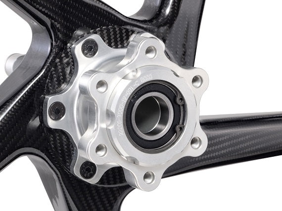 BST 3.5" x "17 5 Spoke Slanted Carbon Fiber Front Wheel for 2014-2015 Ducati 899 Panigale
