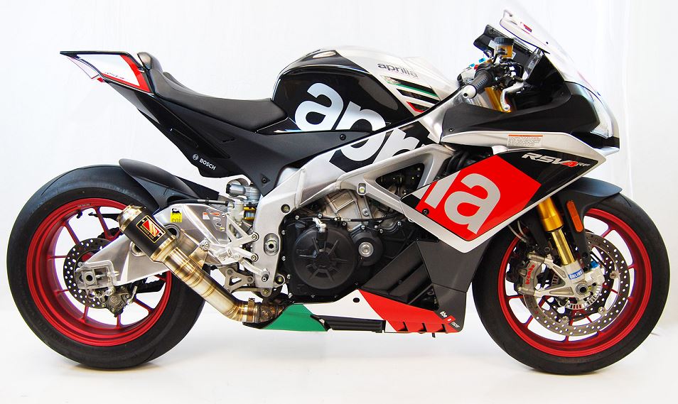 Competition Werkes GP Race Stainless Steel Slip-on Exhaust 2015-2017 Aprilia RSV4RR/RF