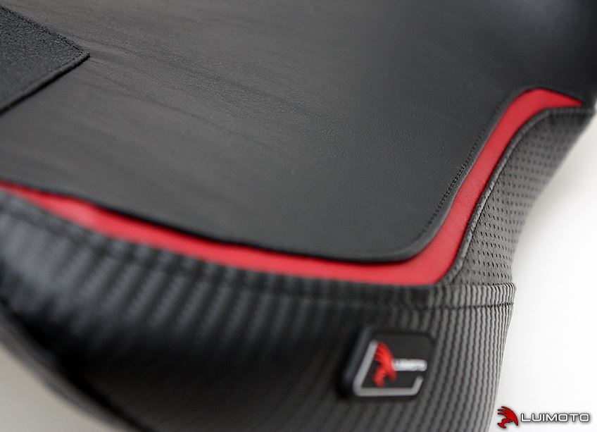 LuiMoto Team Yamaha Rider Seat Covers for 2014-2017 Yamaha FZ07 / MT07