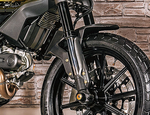 CNC Racing Matt Carbon Front Fender for Ducati Scrambler - motostarz.com