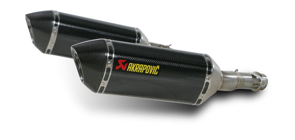 Akrapovic Slip-On Line EC Type Approval Exhaust System For 2010-2013 Kawasaki Z1000 / SX - Motostarz USA