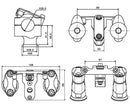 Rizoma Riser with Gauge Bracket '17-'20 Kawasaki Z900