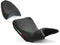 LuiMoto Team Italia Seat Covers 2010-2014 Ducati Multistrada - CF Black w/Black Stitching