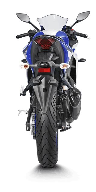 Akrapovic Slip-On Line (Carbon) Exhaust System for 2015-2020 Yamaha YZF R3