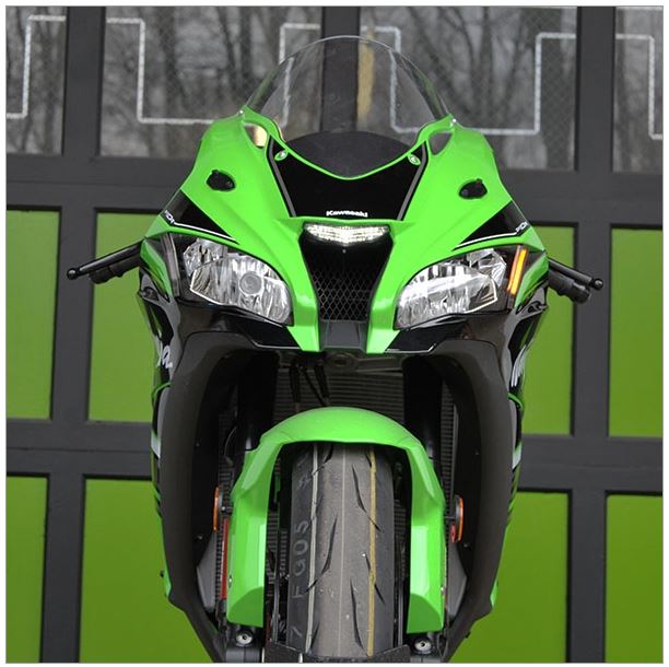 New Rage Cycles LED Front Turn Signals w.Block Off Plates for 2016