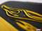 LuiMoto Flame Edition Seat Cover '09-'14 Yamaha YZF R1 - CF Black/Yellow - Motostarz USA