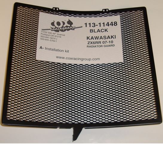 yuu様 Cox Racing Radiator Guard for '07-'13 Kawasaki ZX-6R