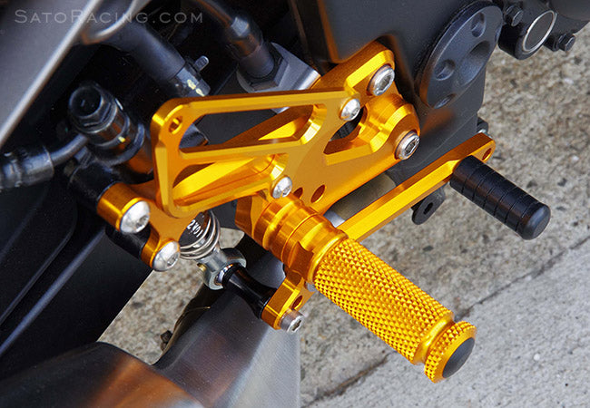 Sato Racing Adjustable Rearsets for 2013-2015 Kawasaki Ninja 300 / 250