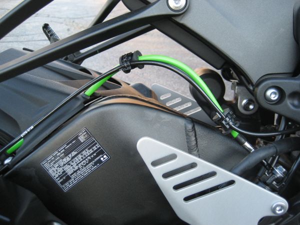 Spiegler Stainless Steel Rear Brake Lines Kit for 2013 Kawasaki ZX6R 636