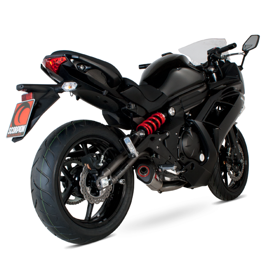 Scorpion Serket Taper Full Exhaust Systems for 2012 Kawasaki ER6n, ER6f (Ninja 650)
